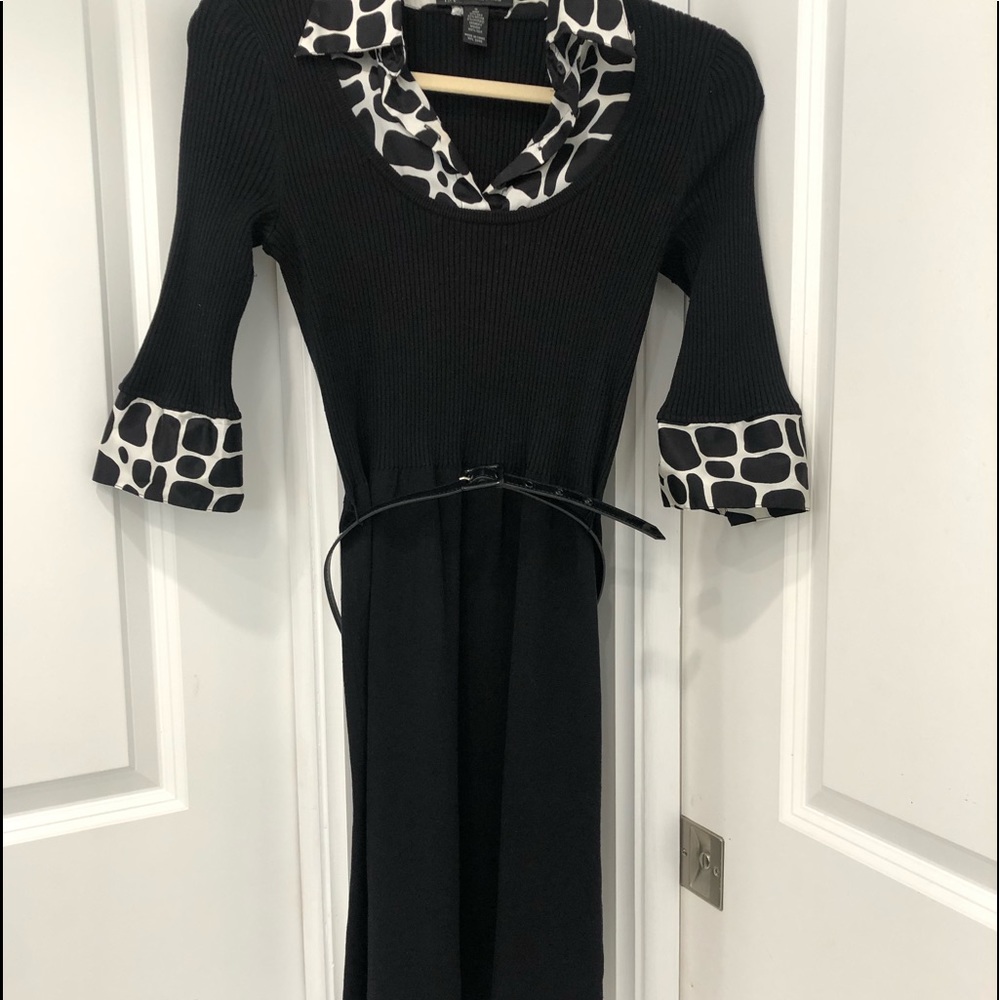 International Concepts INC black sweater dress